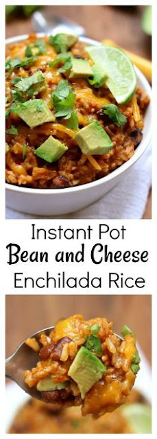 INSTANT POT CHEESY ENCHILADA RICE