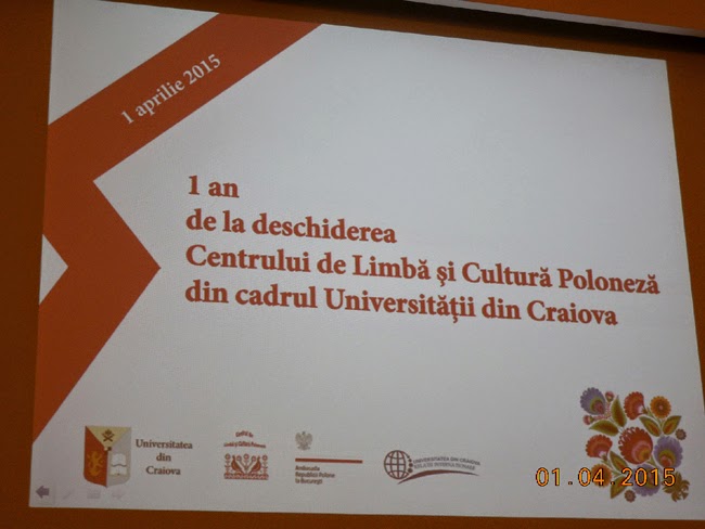 Centrul Cultural Polonez, 1 an in Craiova