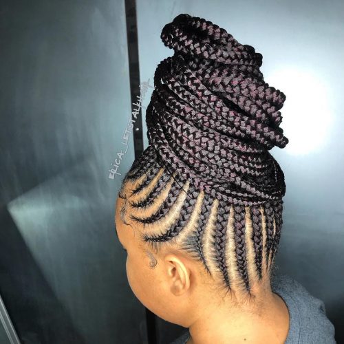 24+ Stunning Ghana Braids Hairstyles For Black Women Right