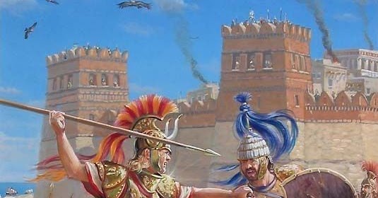 Троя нападение. Битва троянцев с греками.