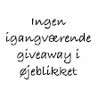 Giveaway her på bloggen