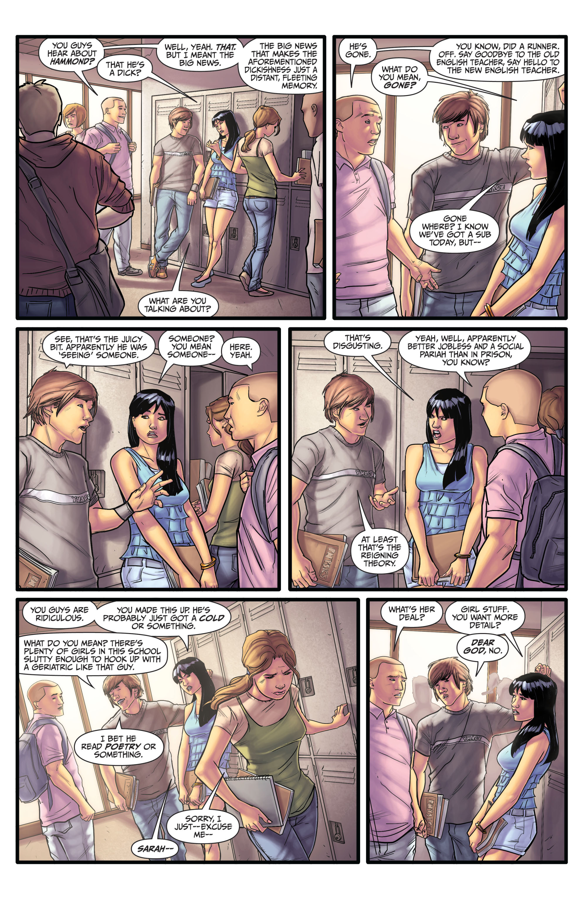 Read online Morning Glories comic -  Issue #15 - 7