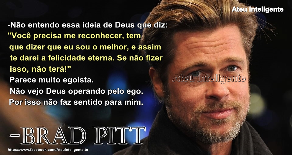 Ateu Inteligente: Brad Pitt