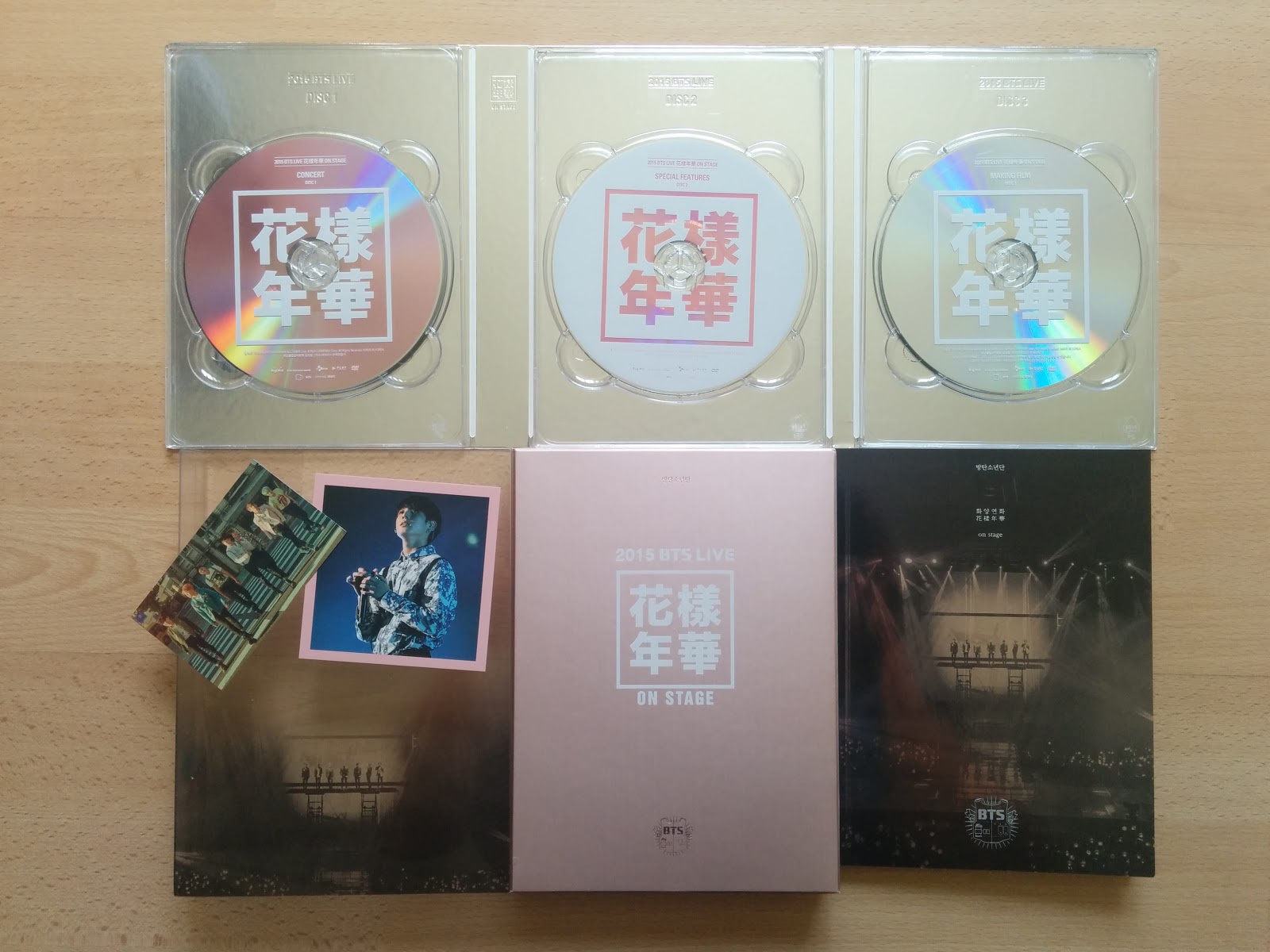 playlisthoarder UNBOXING BTS 2015 LIVE HYYH ON STAGE DVD