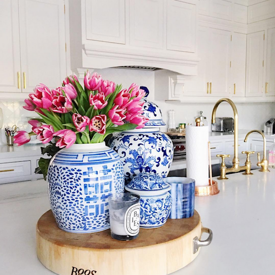 Chinoiserie Chic Blue and White in the Kitchen