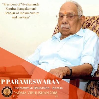 P Parameswaran - Padma Vibhushan Winner 2018