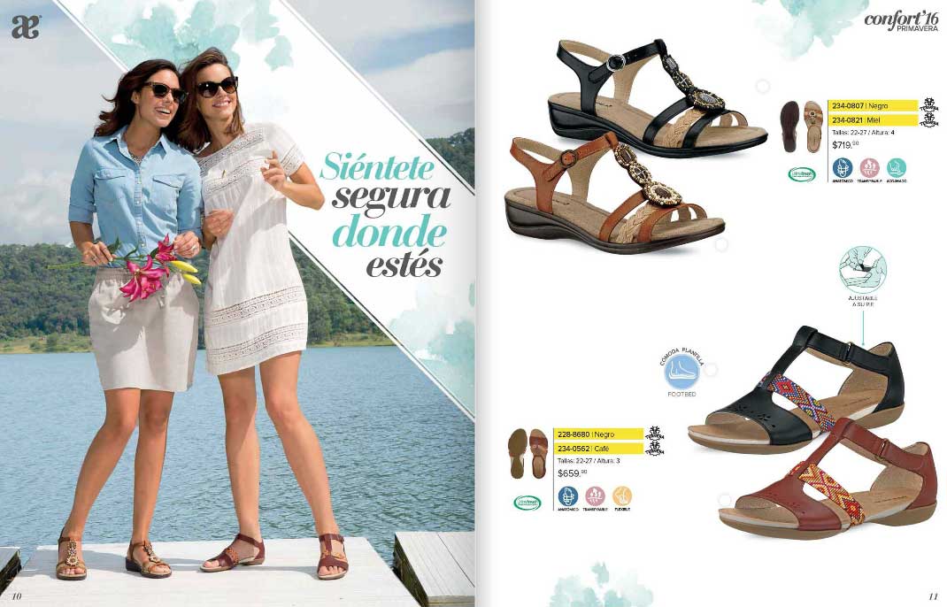 Zapatos Andrea 2016 temporada la estación primaveral catalogos online