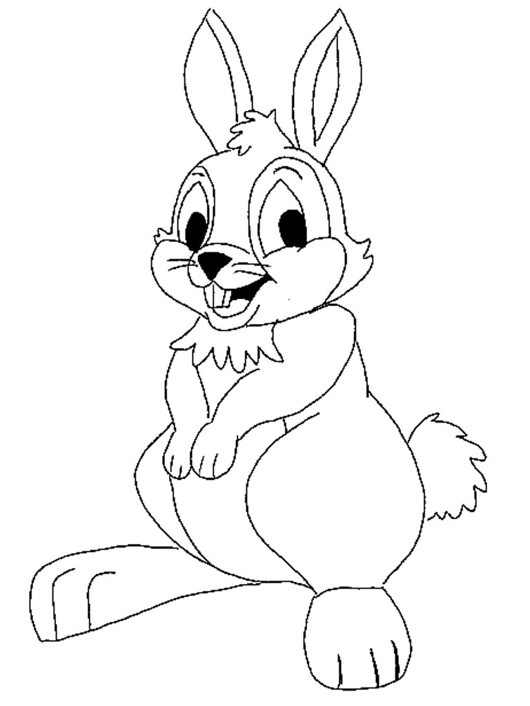 rabbit coloring book pages - photo #38