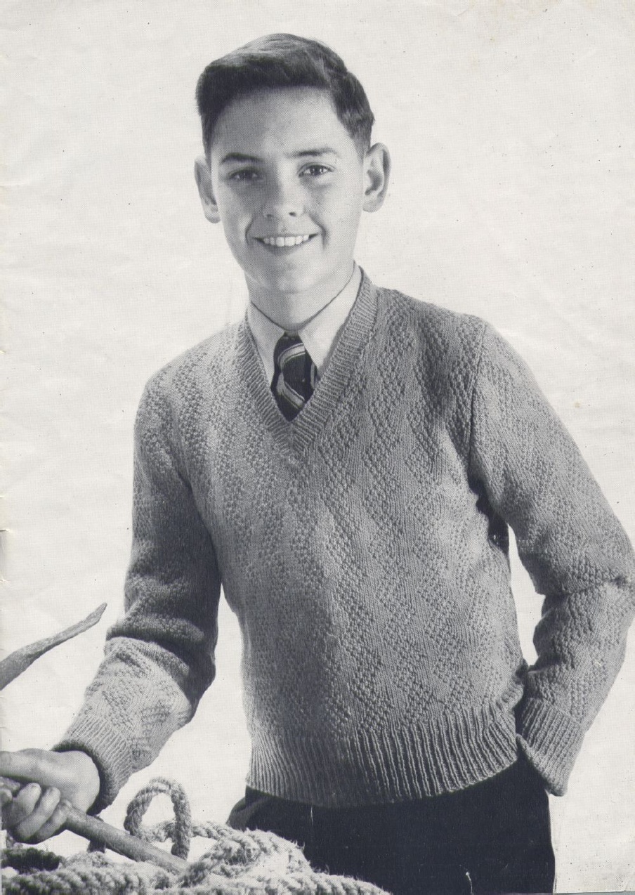 The Vintage Pattern Files: 1950's Knitting - Teenage Patterns Hughes ...