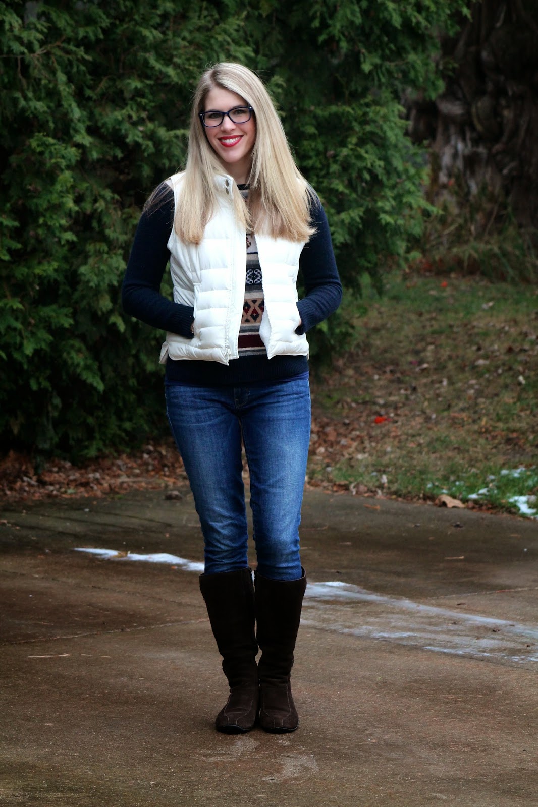 Fair Isle and Glasses