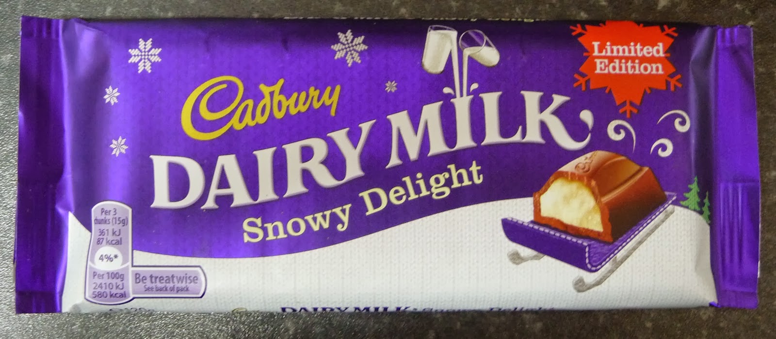Something to look forward to Cadbury Dairy Milk Snowy delight