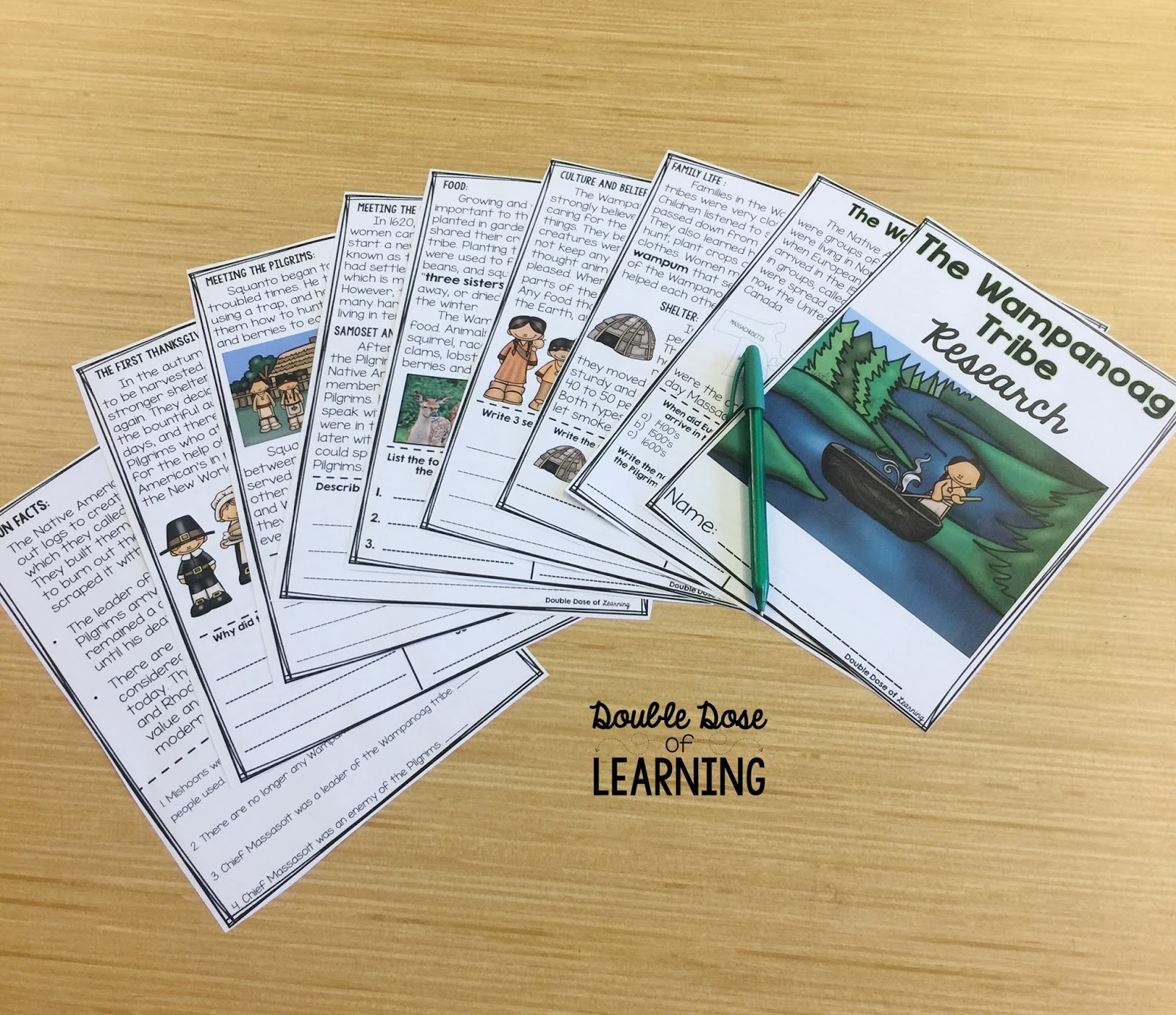 The Story of the First Thanksgiving Pocketbook Double Dose of Learning