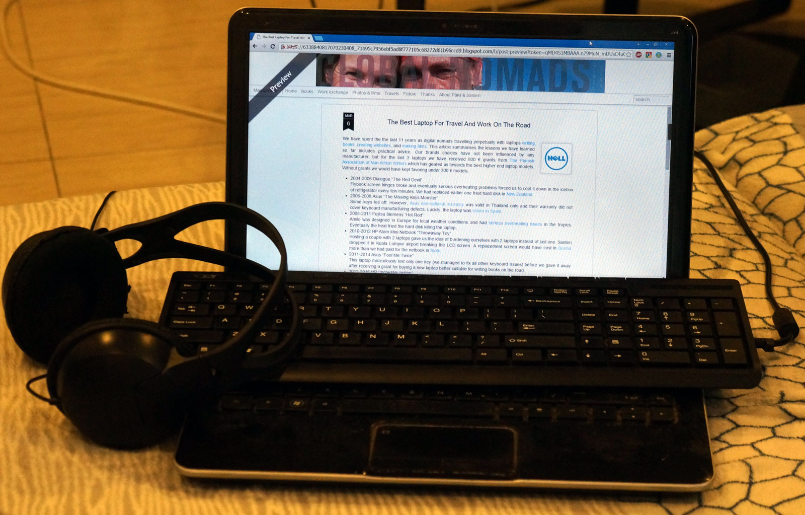 The Best Laptop for Travelling and Working on the Road