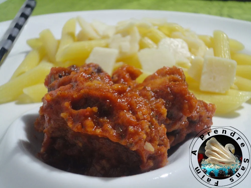 Sauce Arrabiata au poulet et penne (pas à pas en photos)