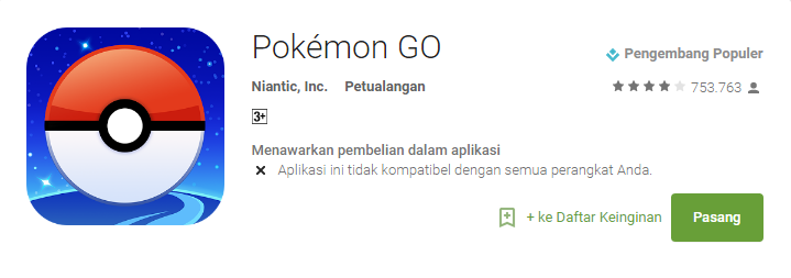 Tutorial Download Pokemon Go [APK] Untuk Android