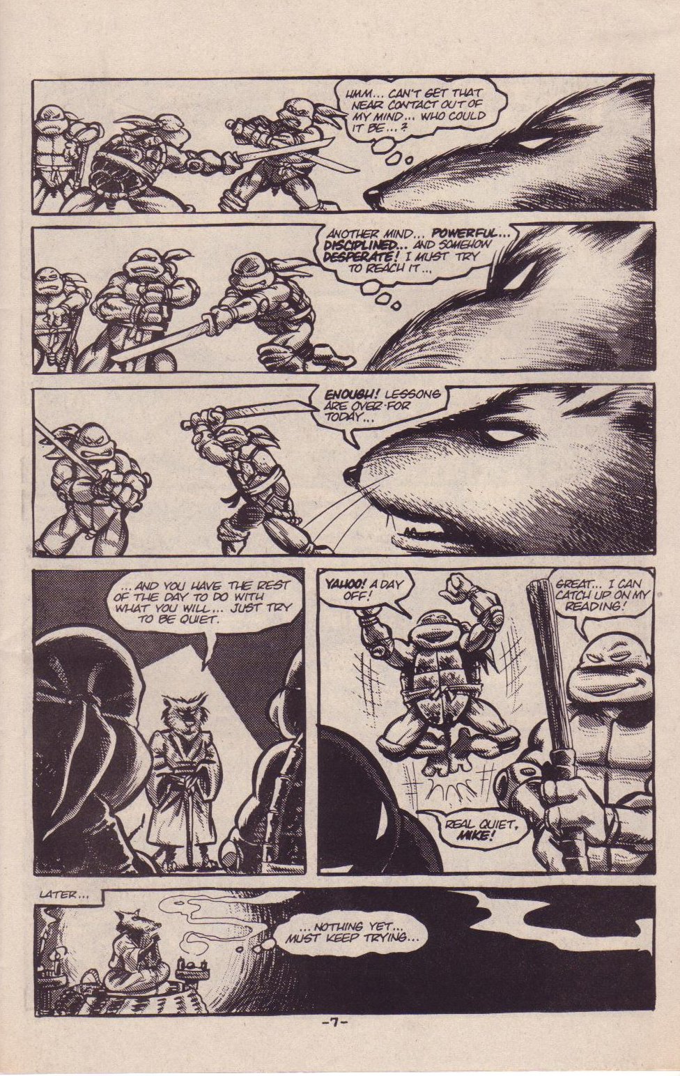 Read online Teenage Mutant Ninja Turtles (1984) comic -  Issue #9 - 9