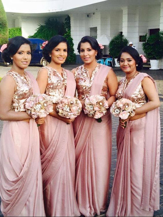 Sparkling Fashion Bridesmaid sarees Inspirational Collection