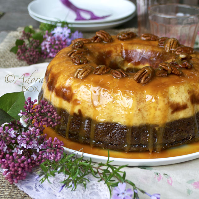 Chocoflan Impossible Cake - Yoga of Cooking