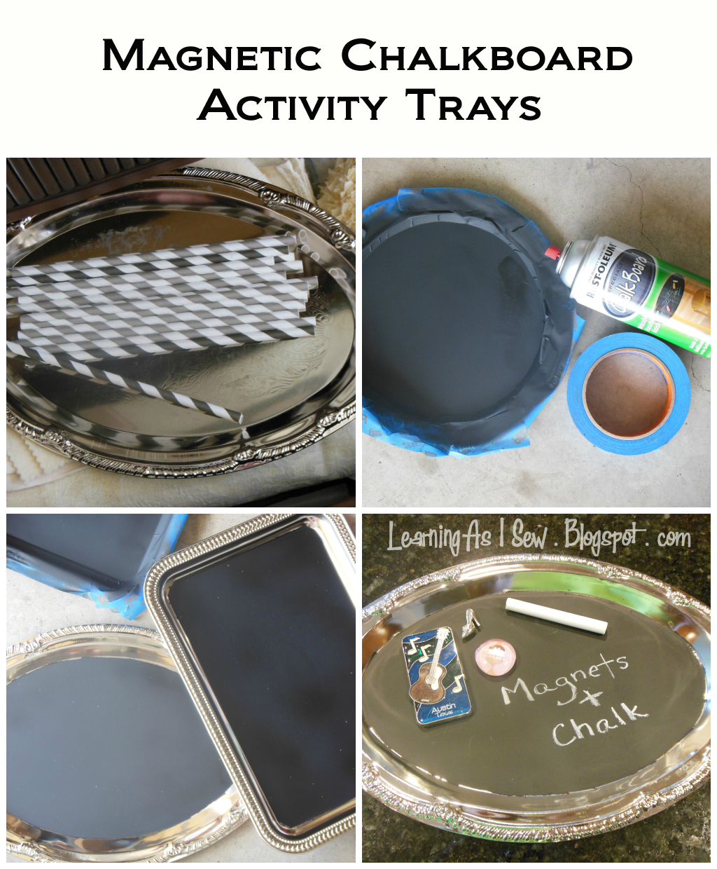 Learning As I Sew...bake, cut, and create DIY Chalkboard