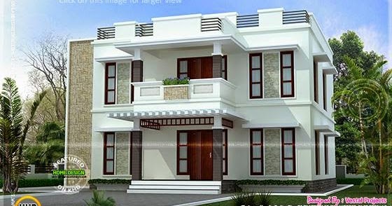 beautiful home design flat roof style - kerala home design and beautiful home design flat roof style - kerala home design and