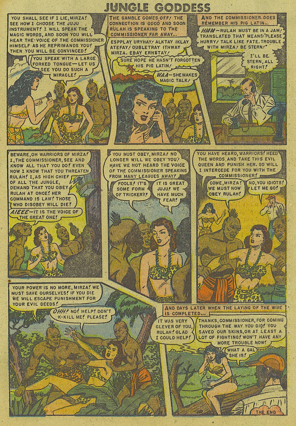Read online Rulah - Jungle Goddess comic -  Issue #26 - 18