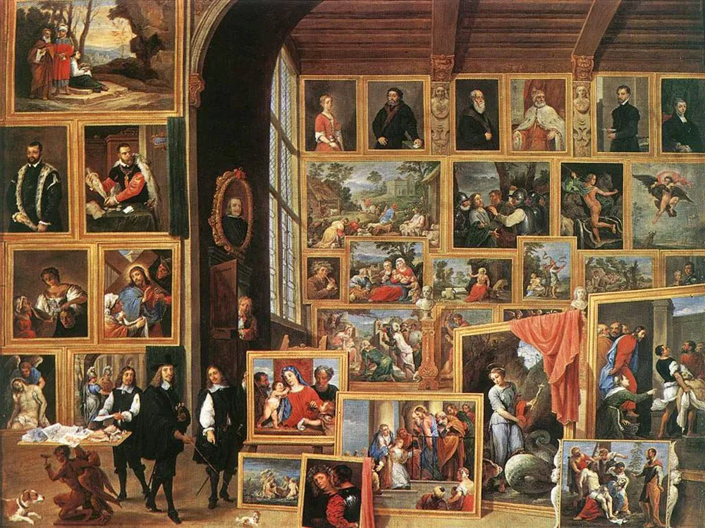 David Teniers the Younger | Archduke Leopold Wilhelm in his Gallery in Brussels