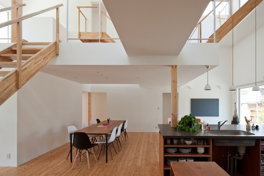 Desain dan Denah  Interior Rumah  Berbagi Menggabungkan 