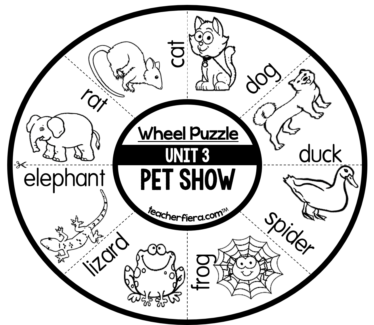 YEAR 1 & 2 WHEEL PUZZLE SET BASED ON UNITS