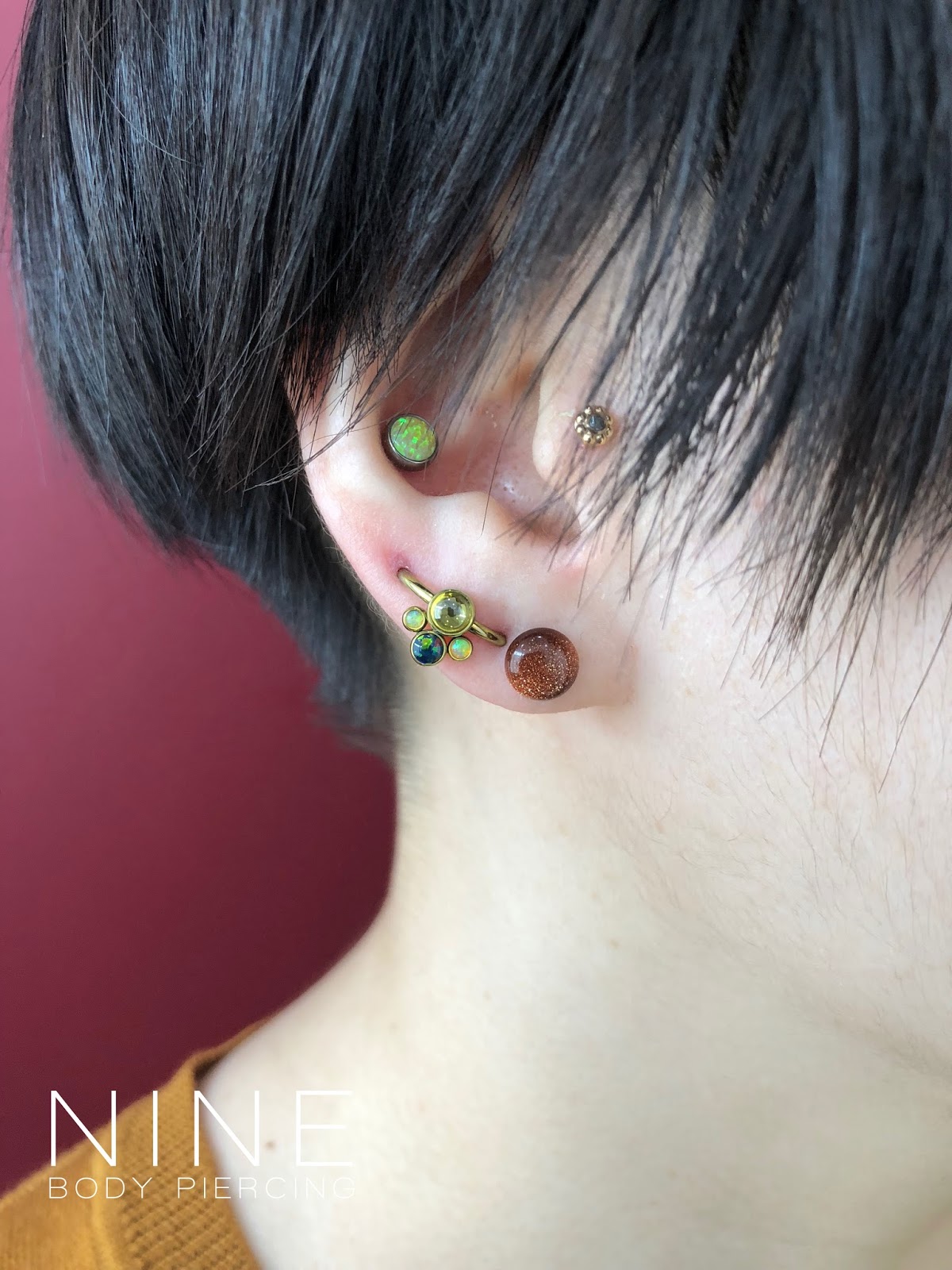 ANATOMETAL アナトメタル K18 キャプティブビーズリング | baxvel.com