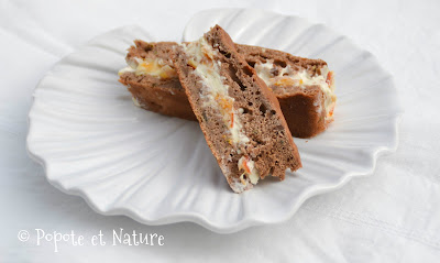 Moelleux au chocolat au lait et aux courgettes © Popote et Nature moelleux au chocolat au lait et aux courgettes