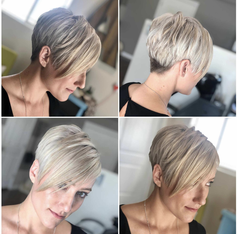 short hairstyles back view