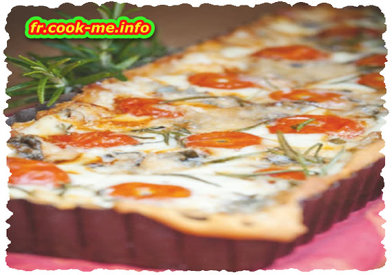 Pizza au bleu d’Auvergne Pizza au bleu d’Auvergne