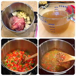 ham soup lentil pressure boiled cooker dinner hocks recipe recipes vegetable bone version feed instagram making using