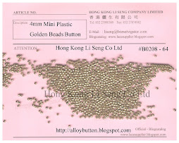 Mini Plastic Golden Beads Button Supplier - Hong Kong Li Seng Co Ltd