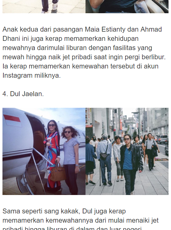 5 anak artis yang kerap pamer kemewahan karena punya harta 5 anak artis yang kerap pamer kemewahan karena punya harta