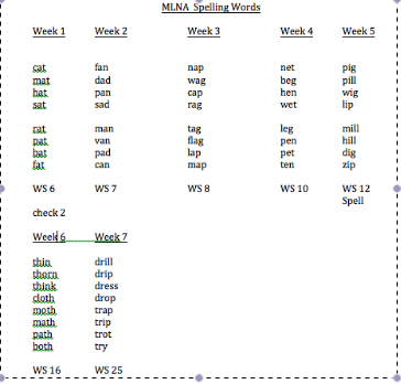 Terrific 2B 2012: Spelling