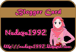 My Blogger Card