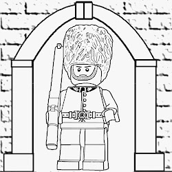 lego coloring castle pages guard minifigures drawing printable royal soldier series simple national dc getcolorings lets batman robin comics splendid