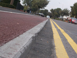 kerb cycle stepped kerbs transition track level tracks hard