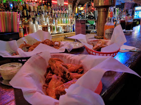 wing night at Cherry Street Restaurant and Bar, Galesburg, Illinois