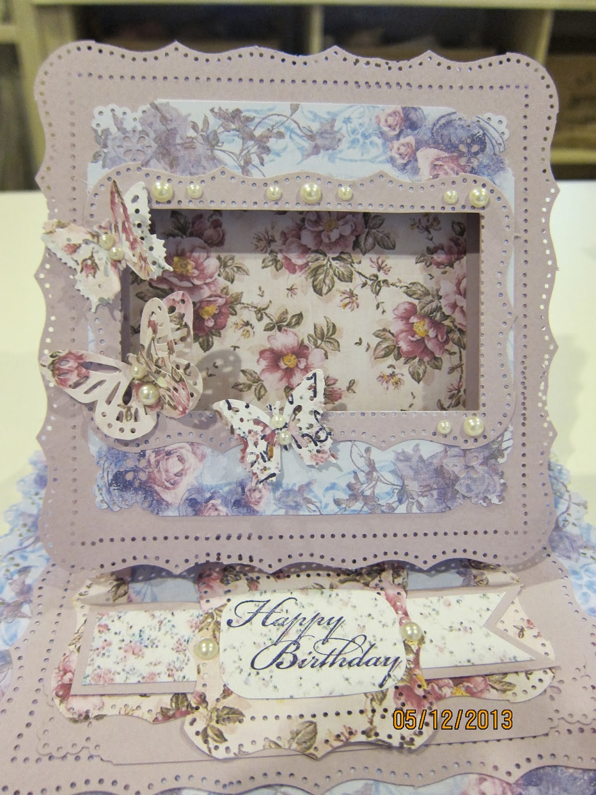 Msgardengrove1 by Annie Custom OrderedShadow box easel birtday card