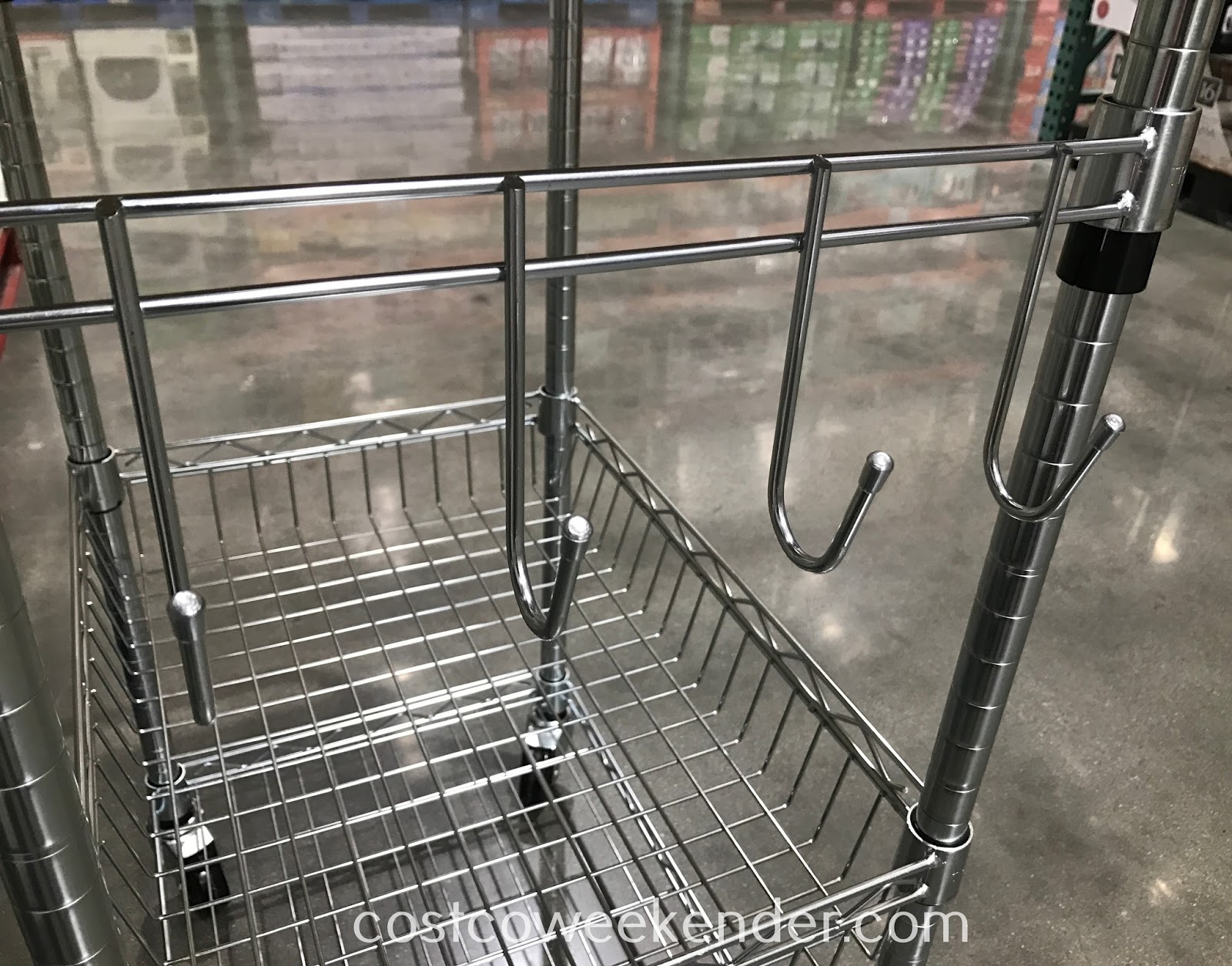 Trinity Bamboo Top Kitchen Cart Costco Weekender