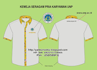 Kemeja seragam PEGAWAI PRIA UNP