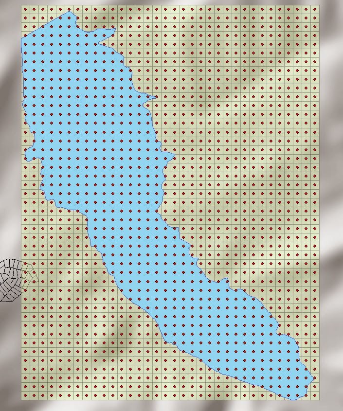 Fishnet Grid Method Small Town GIS: Finding Lakeview Lots
