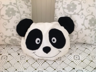 panda pillow, pillow pattern, almofada do panda