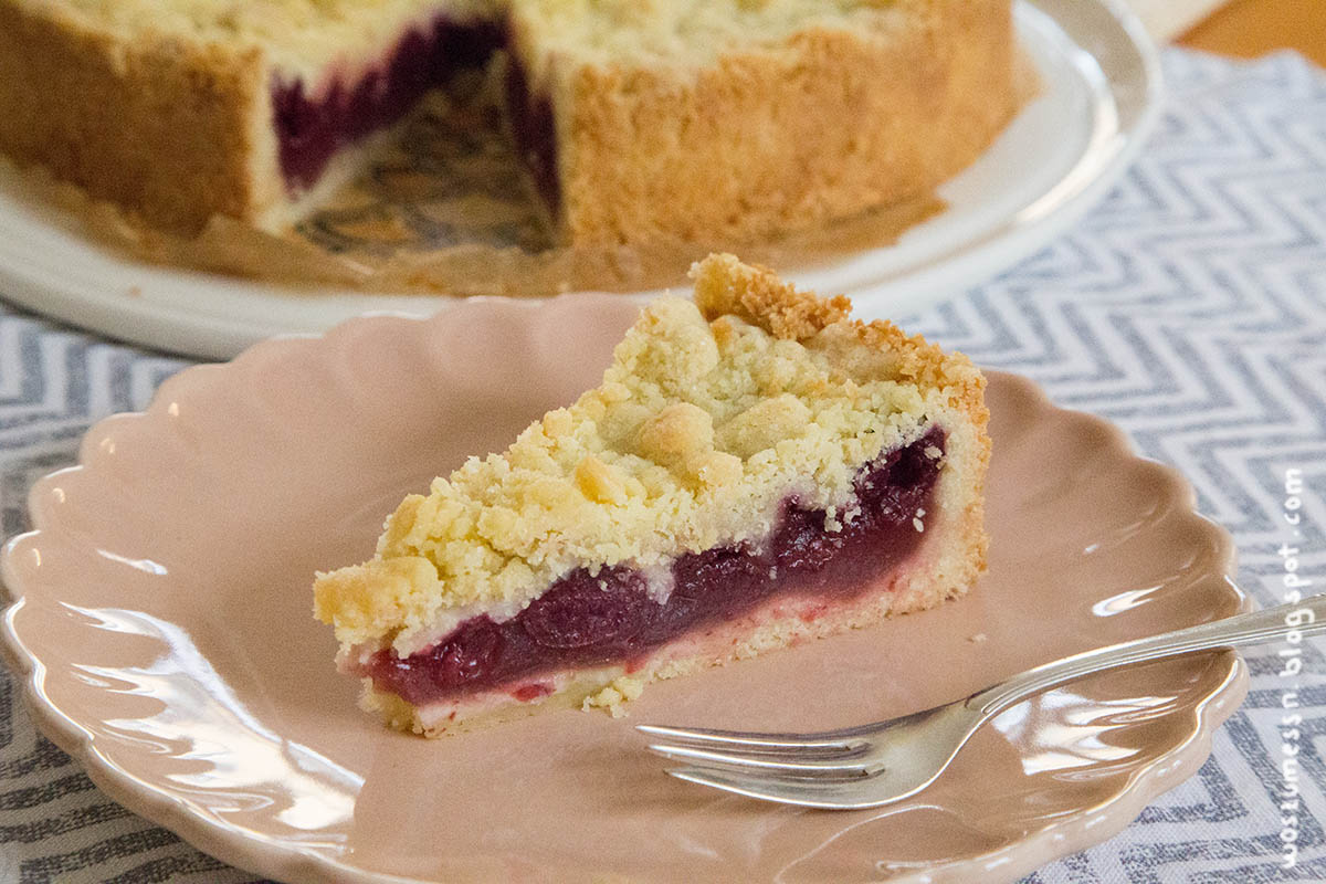 Wos zum Essn: Kirschentraum mit Knusperhäubchen: Kirsch-Streusel-Kuchen ...