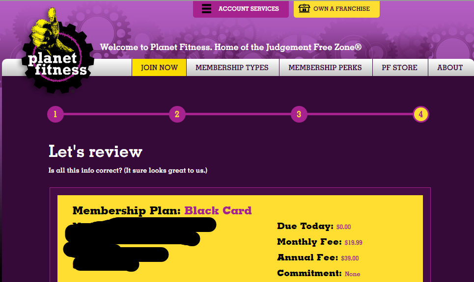 family memberships at planet fitness