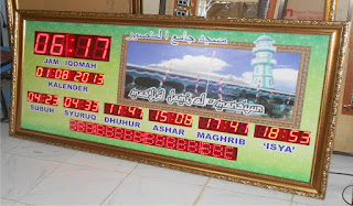  jam dinding digital untuk masjid (118) membuat jam digital masjid (46) jadwal shalat digital (31) waktu sholat digital (21) jual jadwal sholat digital bagus untuk masjid (21) jam waktu shalat (19) pusat jam digital com (17) jam digital sholat 5 waktu (16) jam digital waktu solat (15) jam dinding masjid (15) jam runningtext 