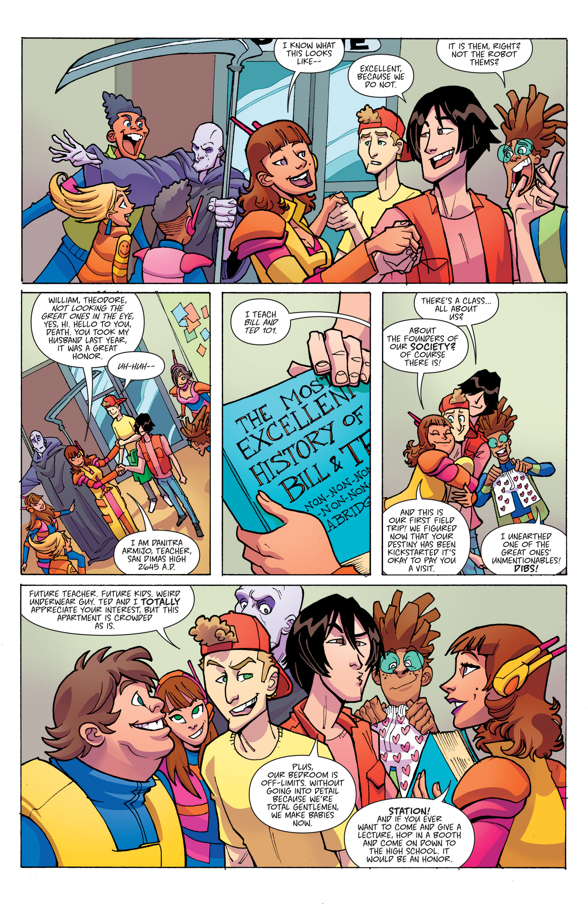 Read online Bill & Ted's Most Triumphant Return comic -  Issue #1 - 9