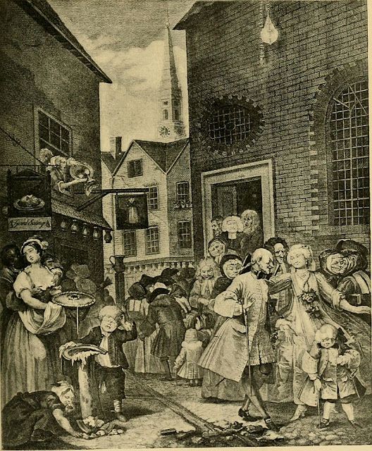Eighteenth century street scene Eighteenth century 18th century people